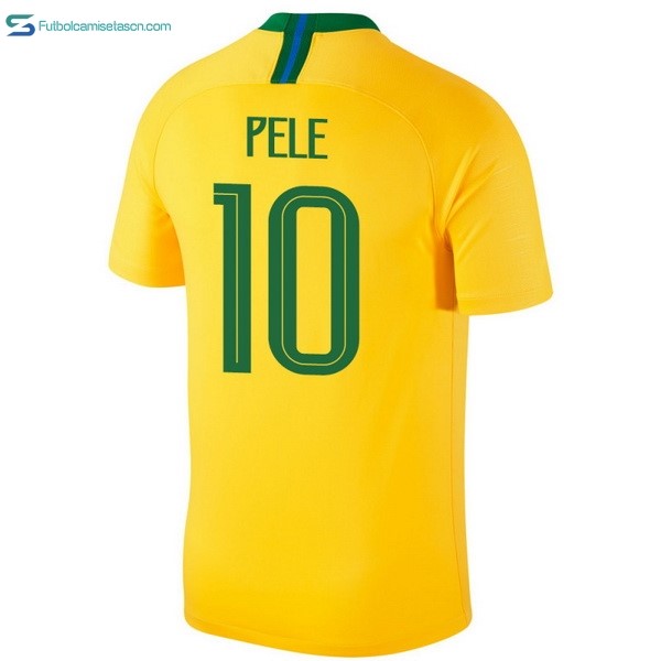 Camiseta Brasil 1ª Pele 2018 Amarillo